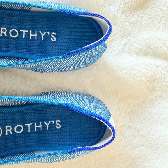 Rothy's Indigo Cloud Round Toe Loafers - Flats - Retired - Size 10 - Picture 9 of 16